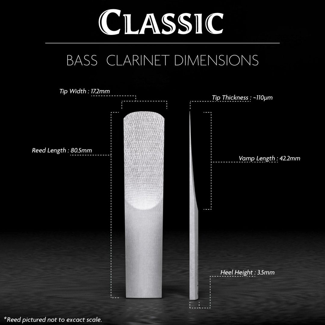 Bass Clarinet Classic - Légère Reeds - BC3.50 - 827778171400